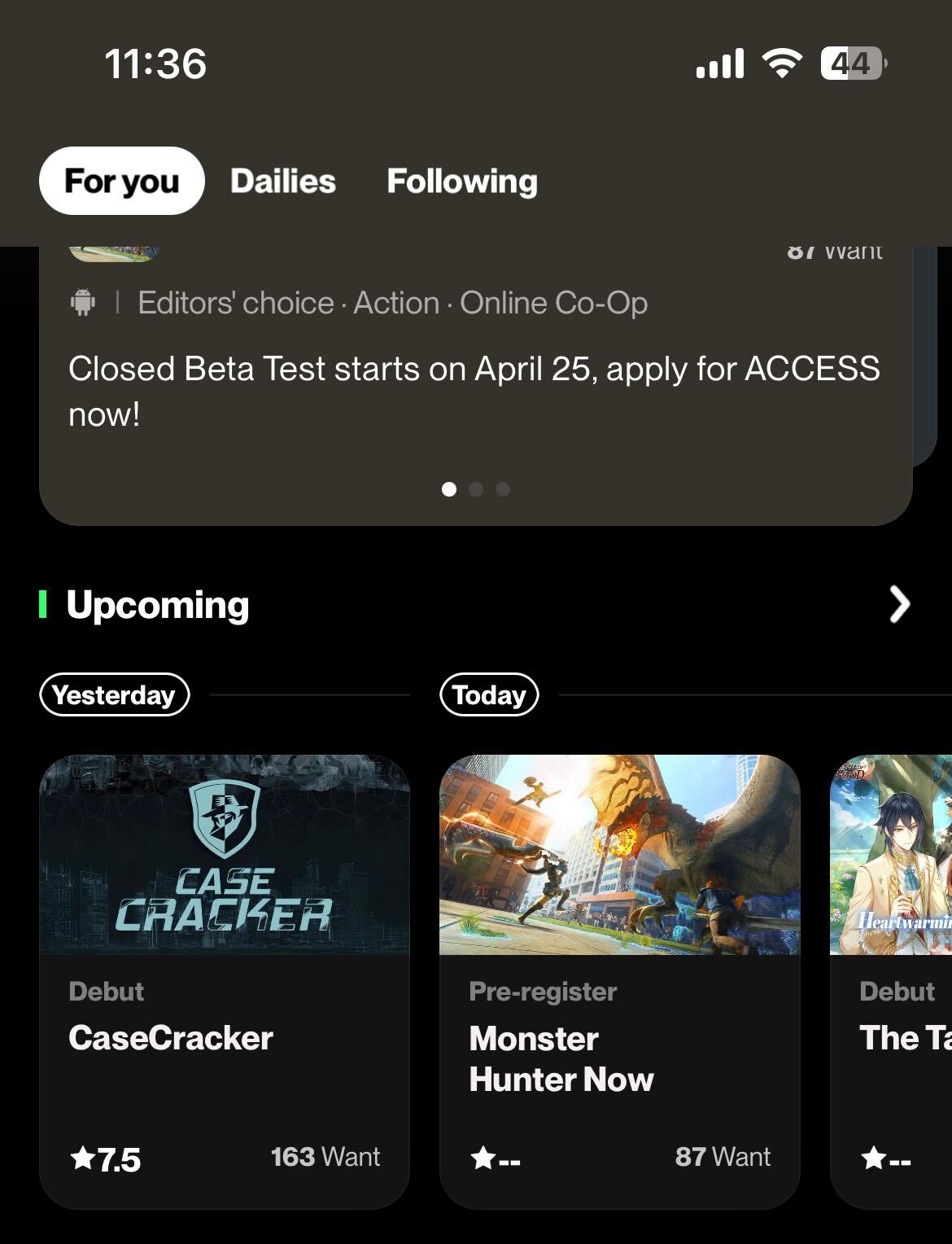 Content operation | TapTap Developer Documentation
